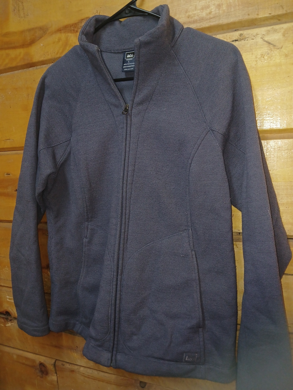 REI Women's Zip-Up Fleece Jacket in Slate